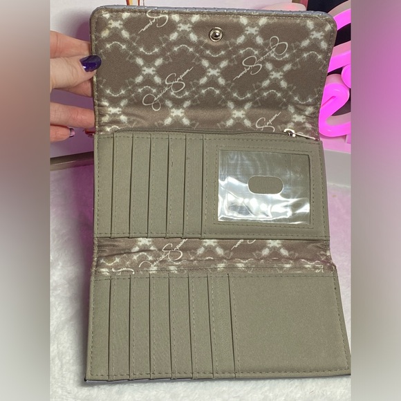 EUC Jessica Simpson Long Wallet-Gray - Picture 3 of 4